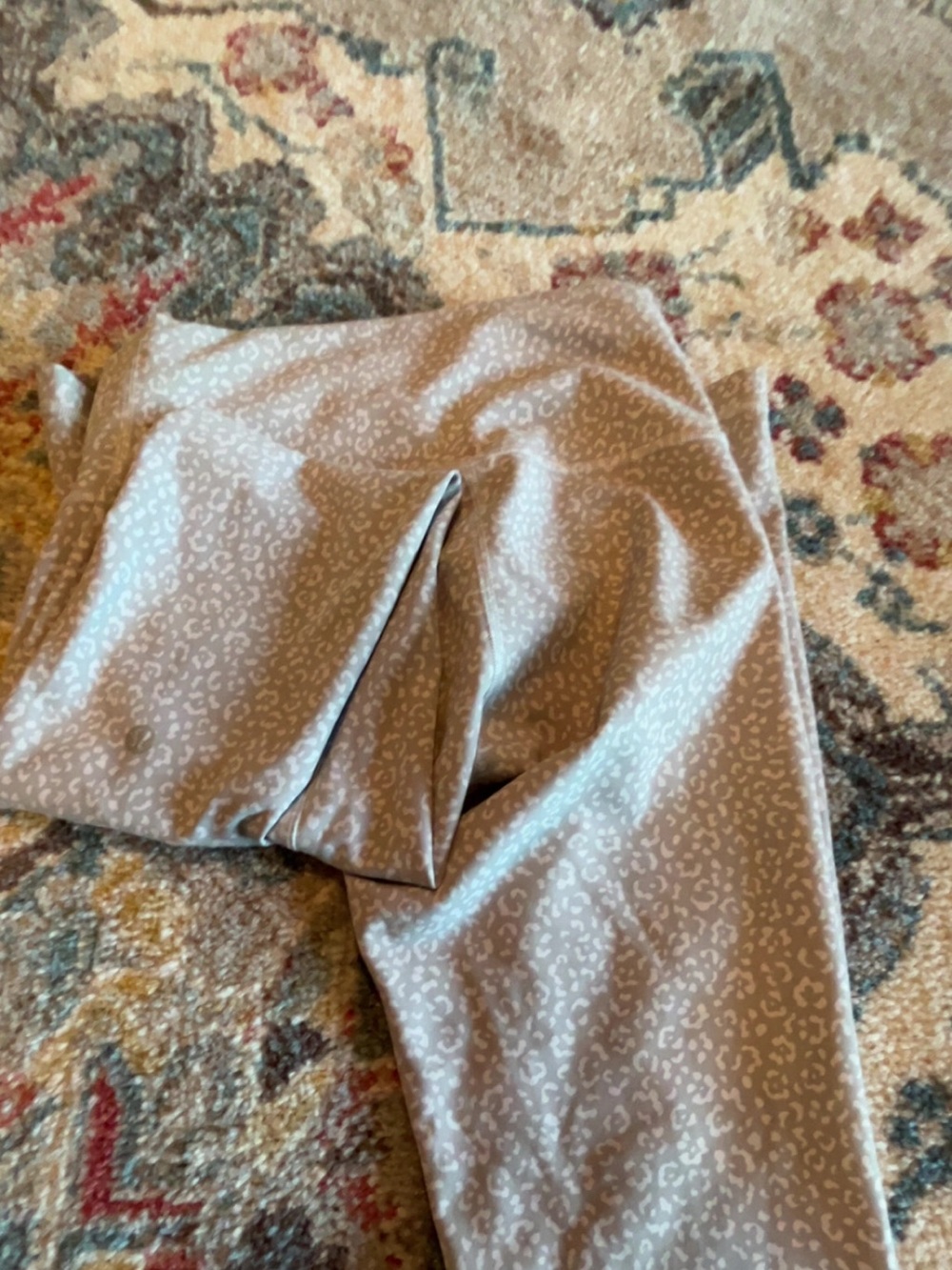 lululemon athletica Taupe Leopard Print Leggings